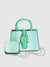 Ombre Croc Handbag - Green