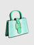 Ombre Croc Handbag - Green