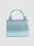Studded Rope Handbag - Blue