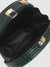 Seashell Croc Handbag - Dark Green
