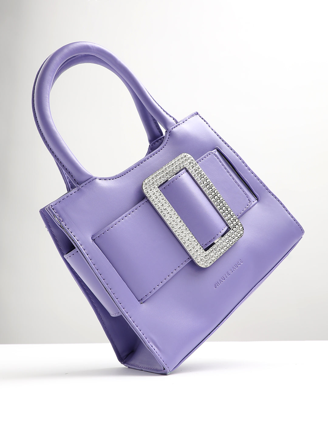 Buckle Mini Handbag - Lavender