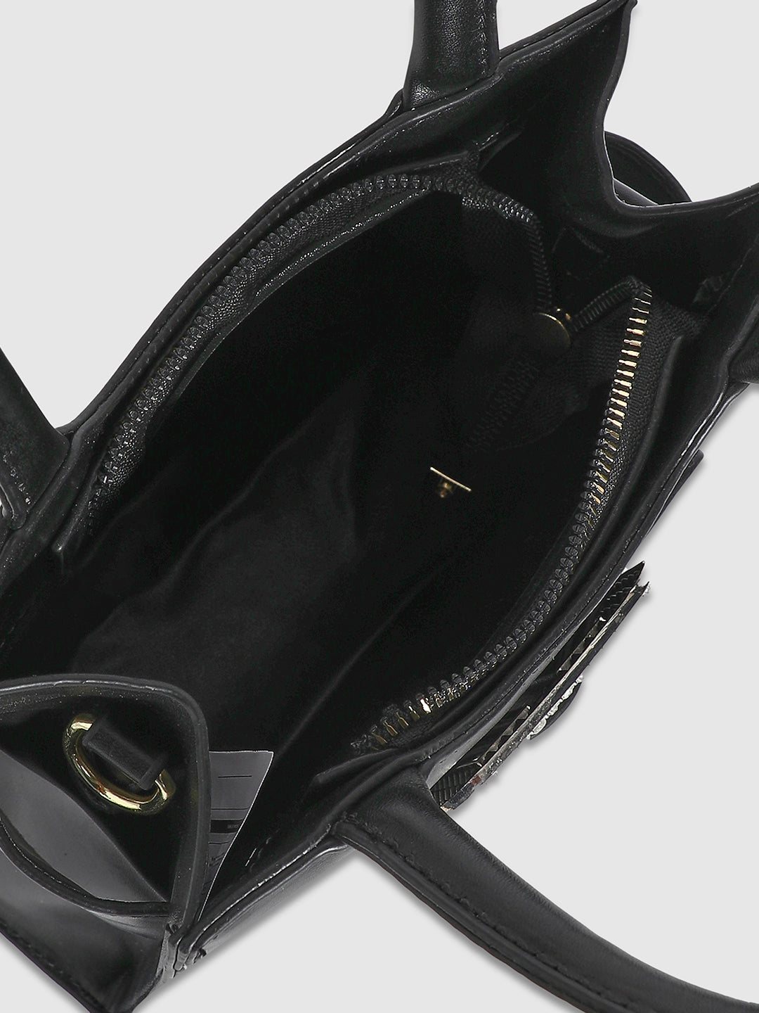 Buckle Mini Handbag - Black
