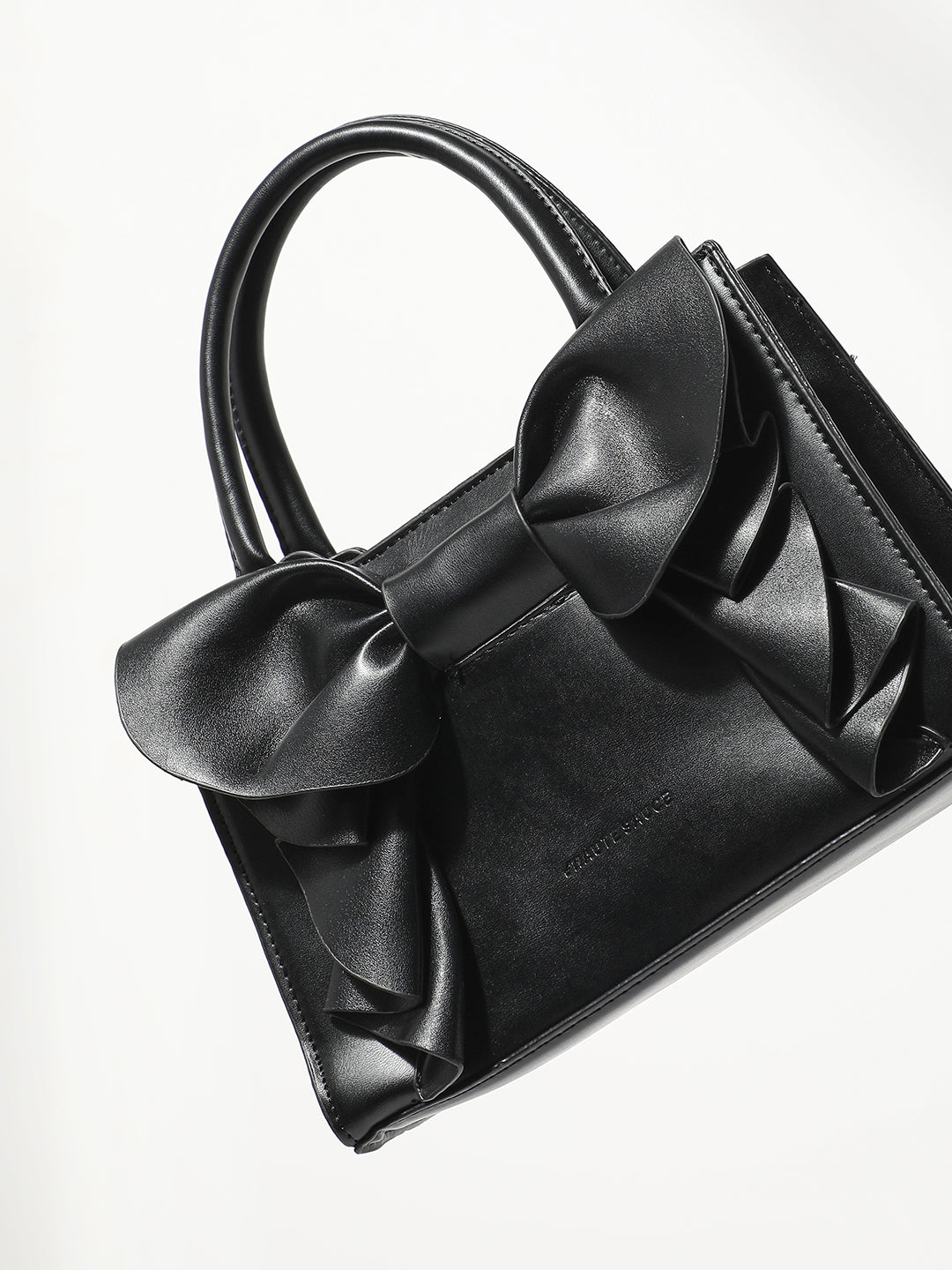 Bow Mini Handbag - Black