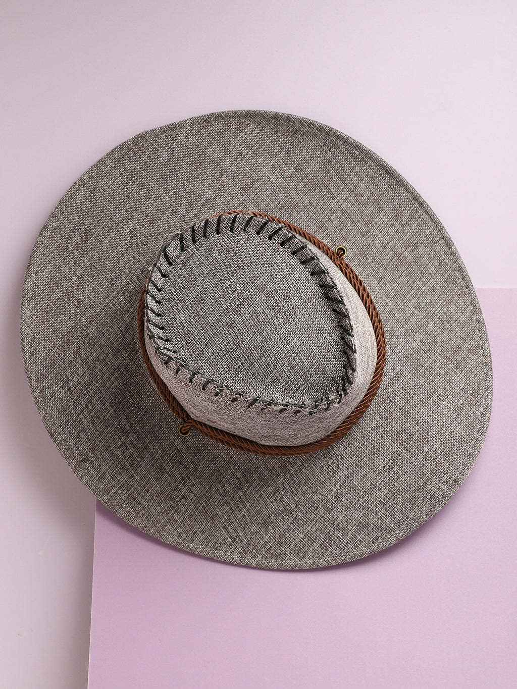 Charcoal Grey Textured Cowboy Hat