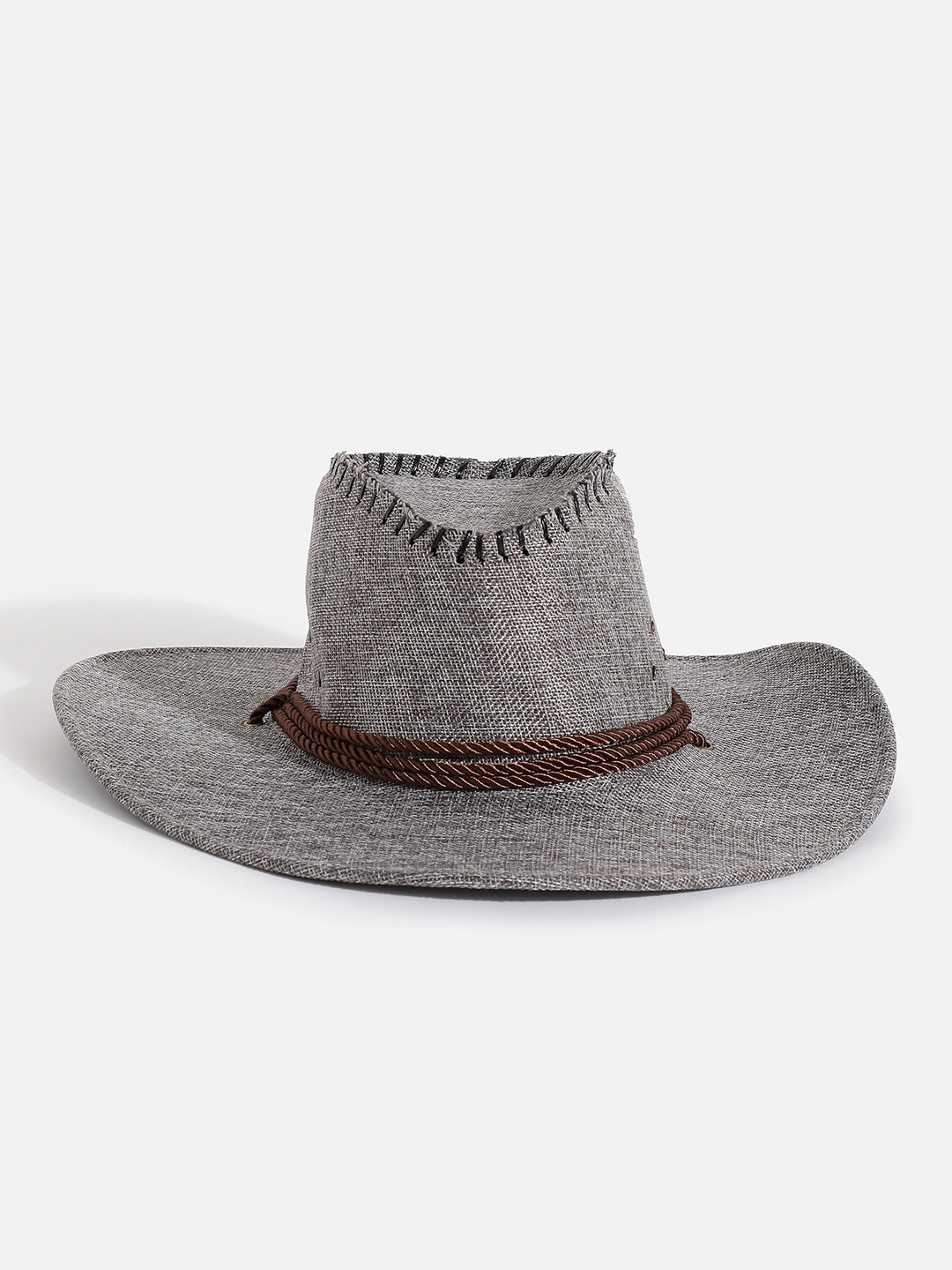 Charcoal Grey Textured Cowboy Hat