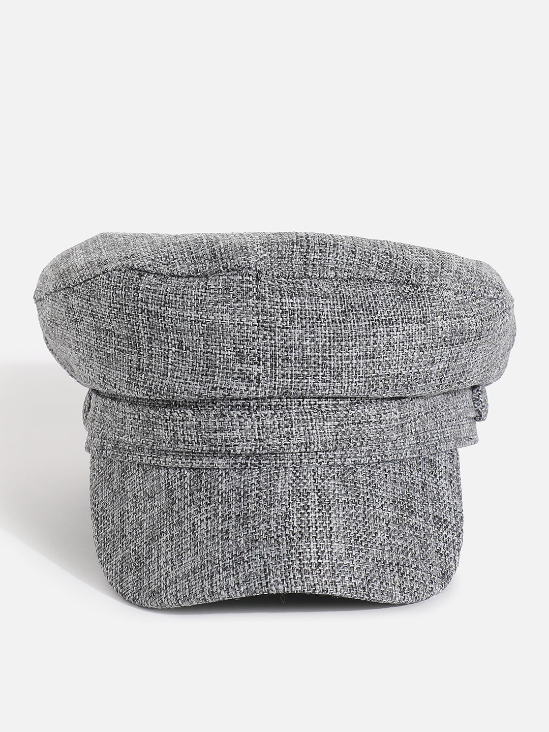 Charcoal Grey Solid Breton Cap