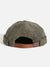 OLIVE GREEN SOLID CORDUROY BEANIE HAT