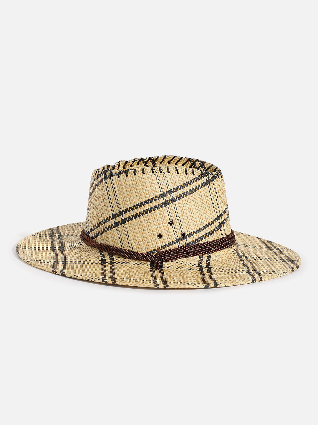 BEIGE TEXTURED COWBOY HAT