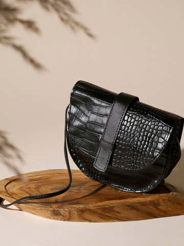 Blackout Black Cross Body Bag