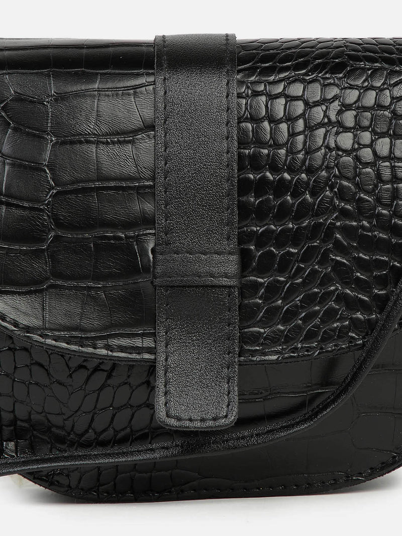 Blackout Black Cross Body Bag