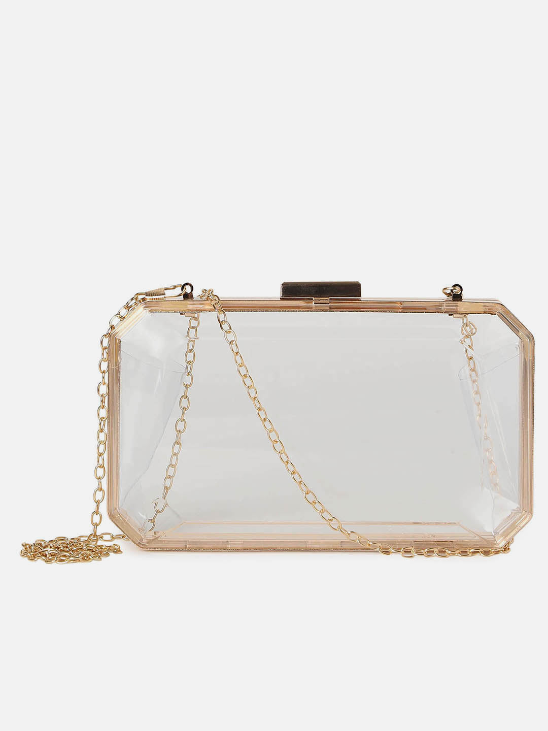 Sheer Elegance Transparent Clutch