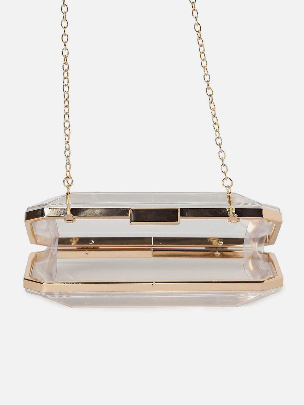 Sheer Elegance Transparent Clutch