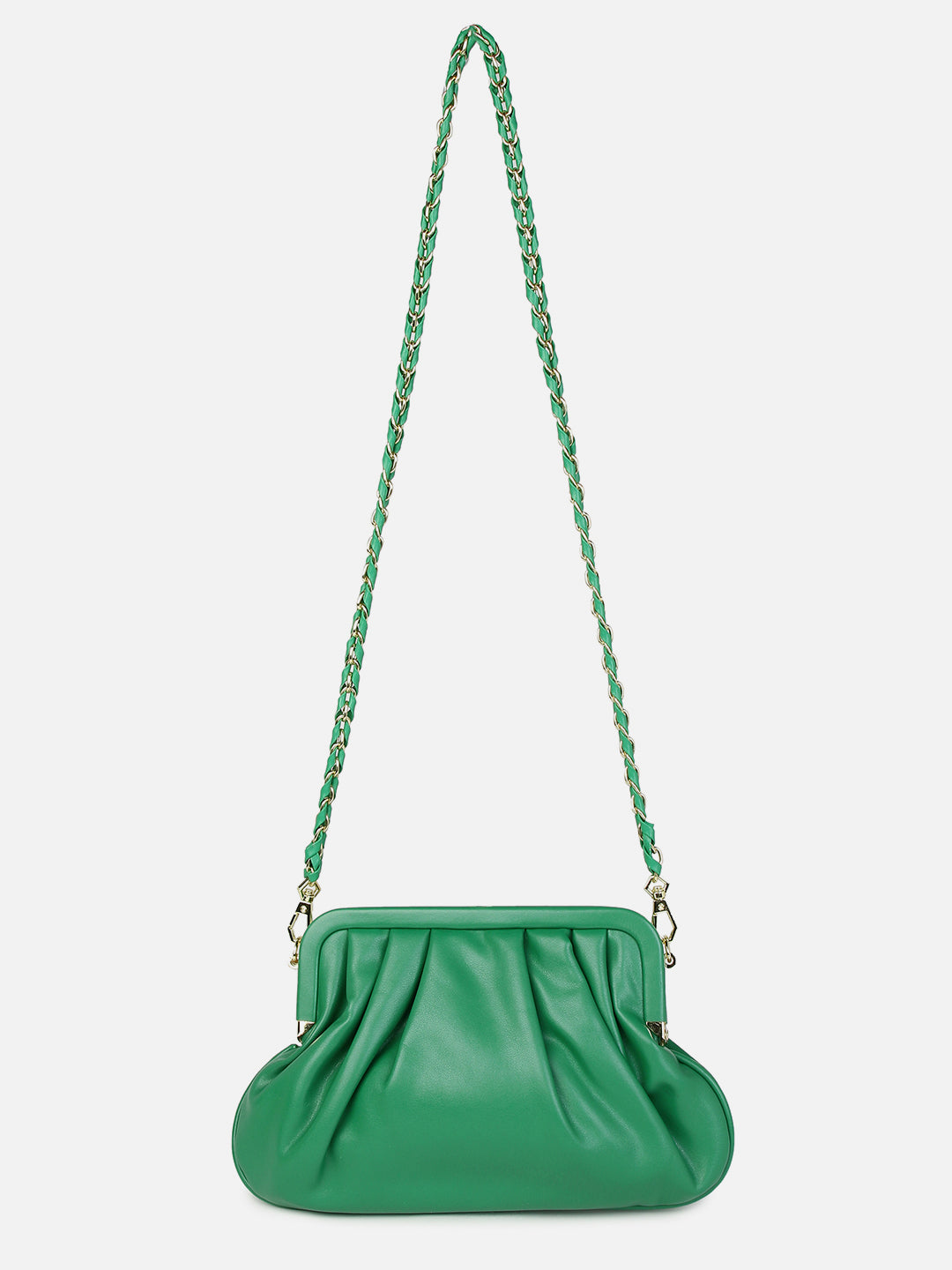 Gleaming Green Cross Body Bag+Handbag