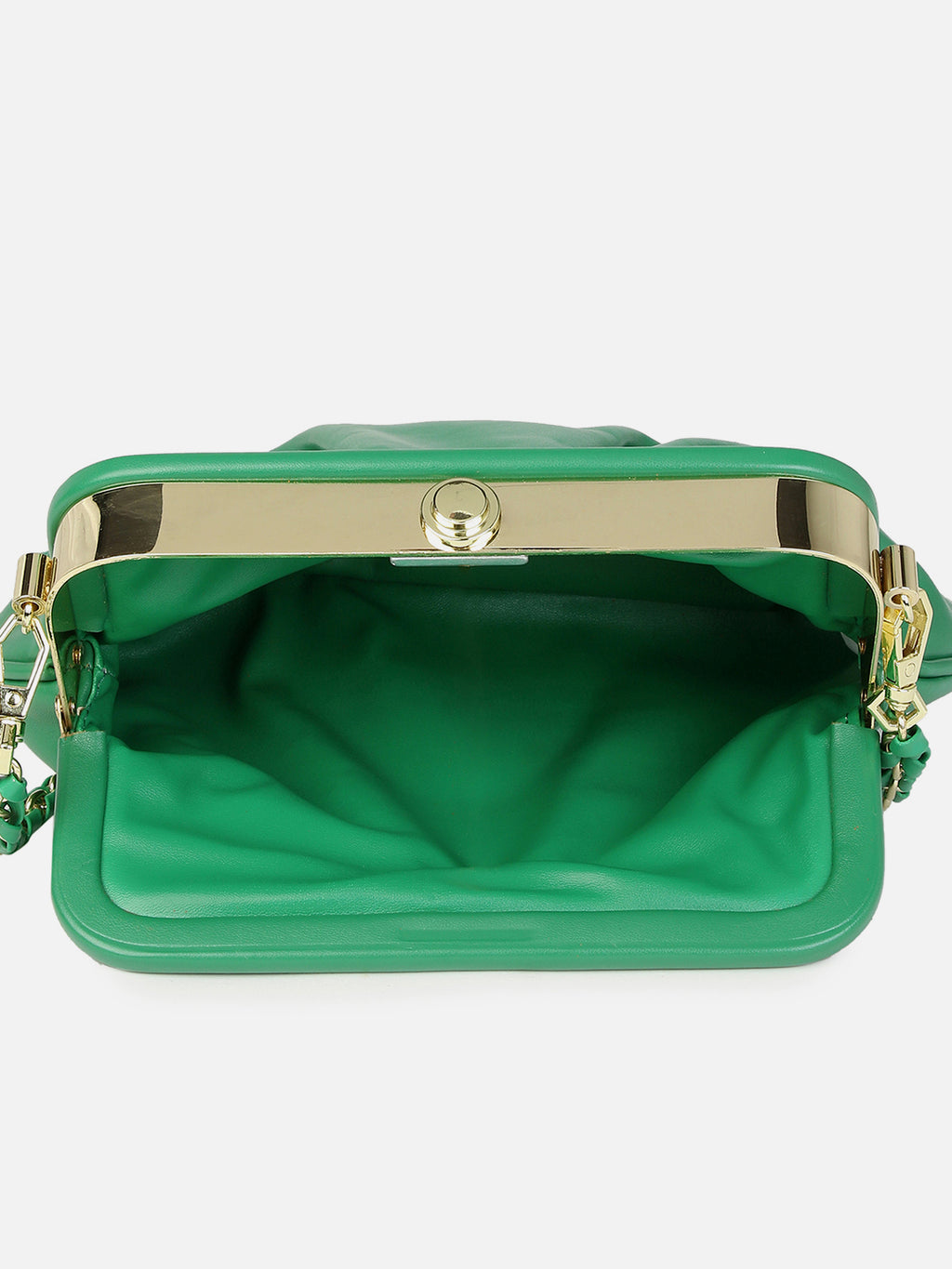 Gleaming Green Cross Body Bag+Handbag