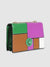 Contrast Block Sling Bag - Purple & Brown