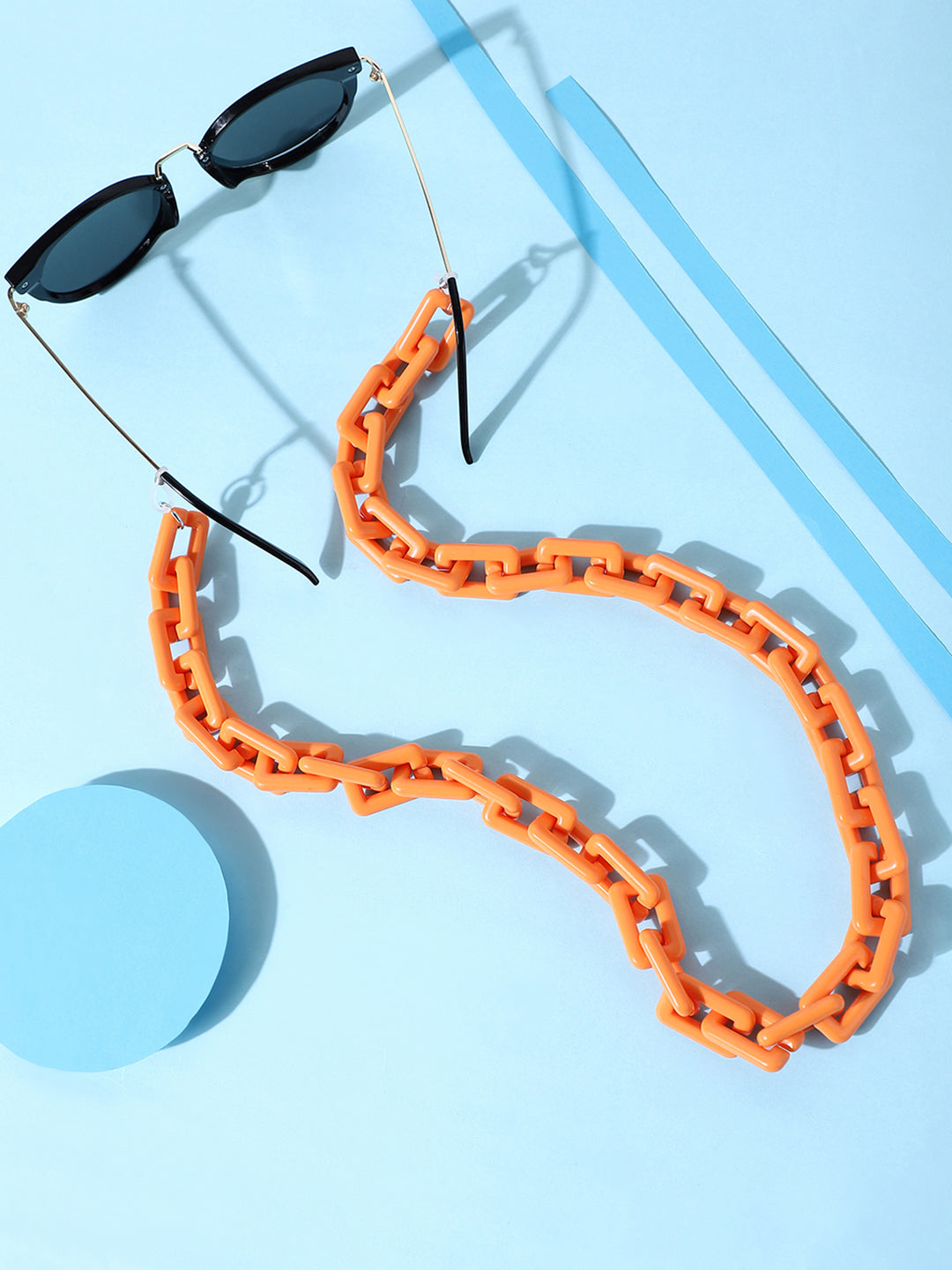 Tequila Sunrise Sunglasses With Chain