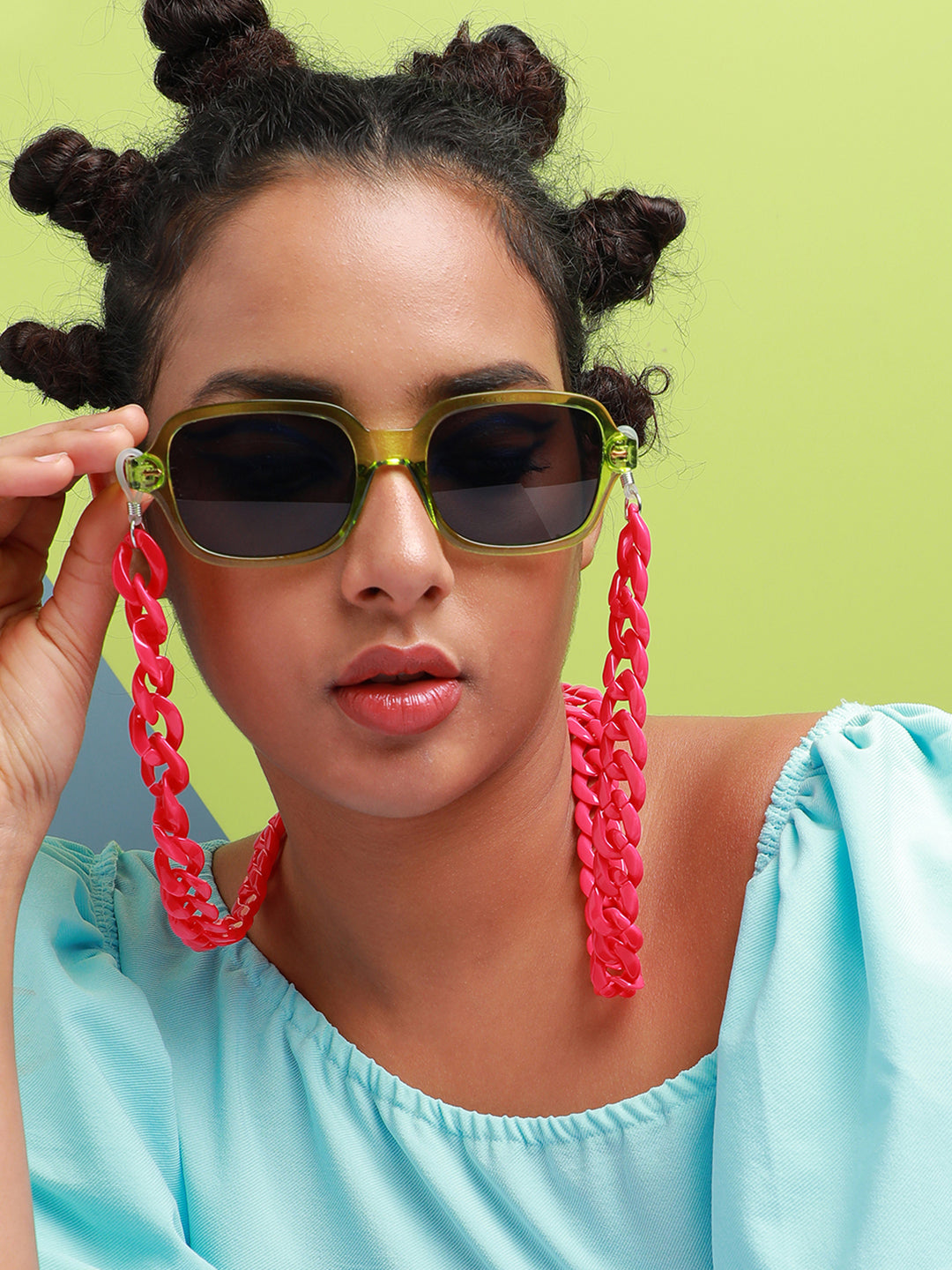 Sangria Sunglasses With Chain