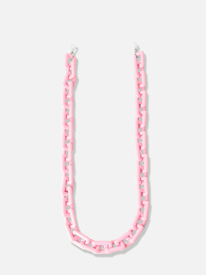 Bubblegum Sunglasses With Chain