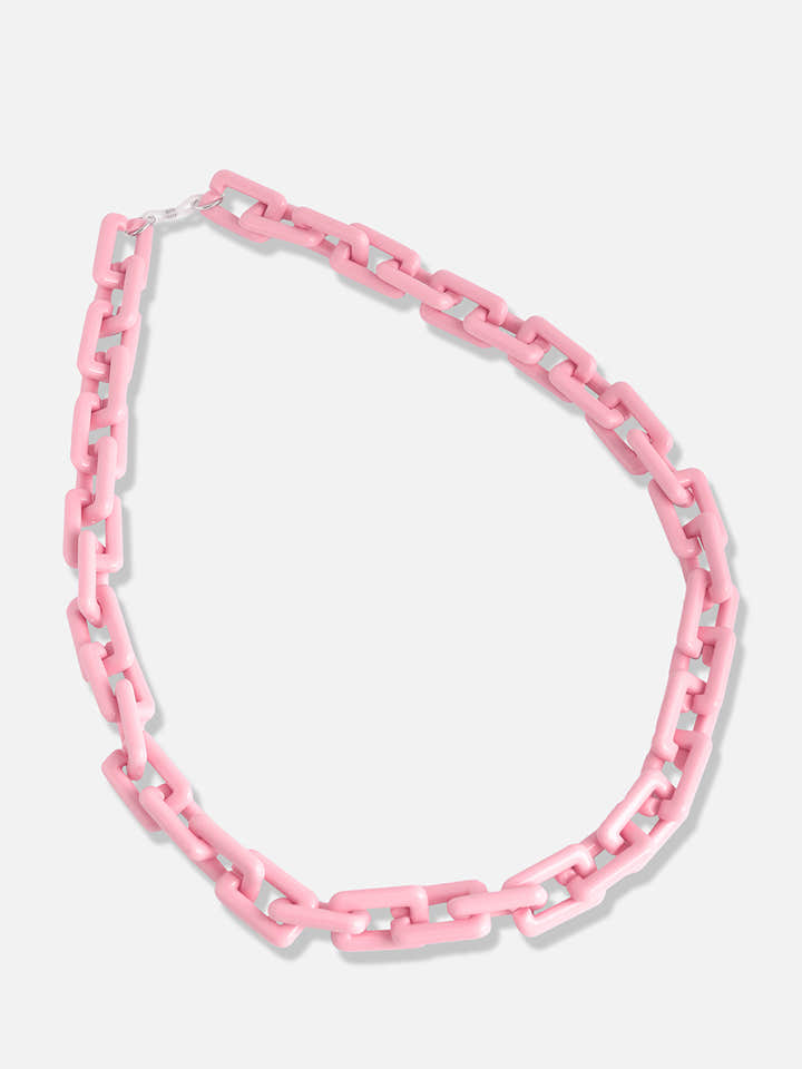 Bubblegum Sunglasses With Chain
