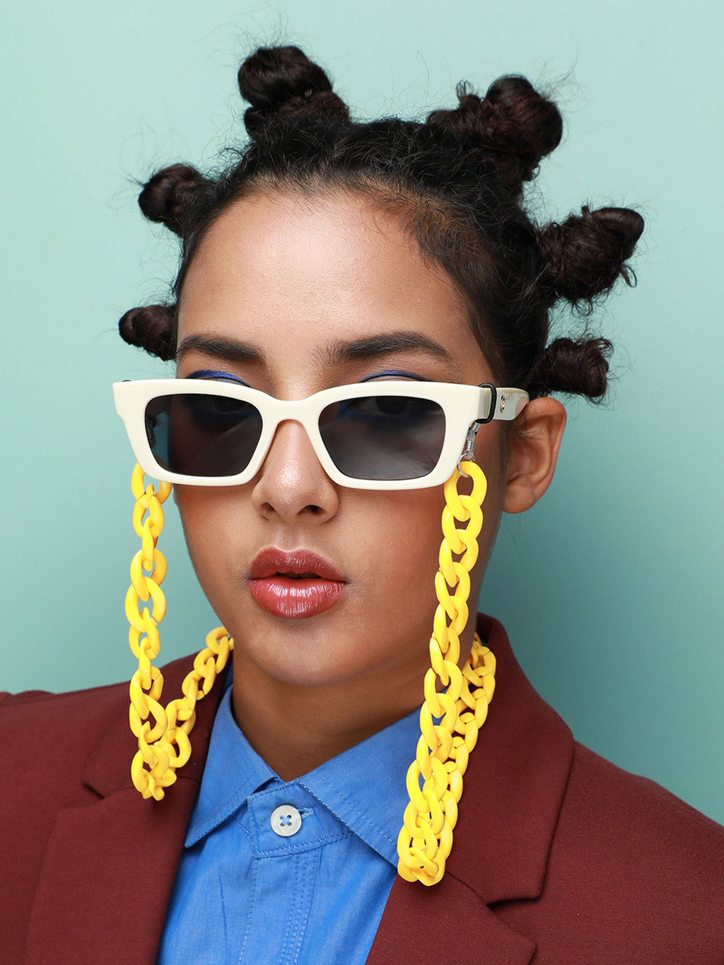 Glow Up Sunglasses With Chain