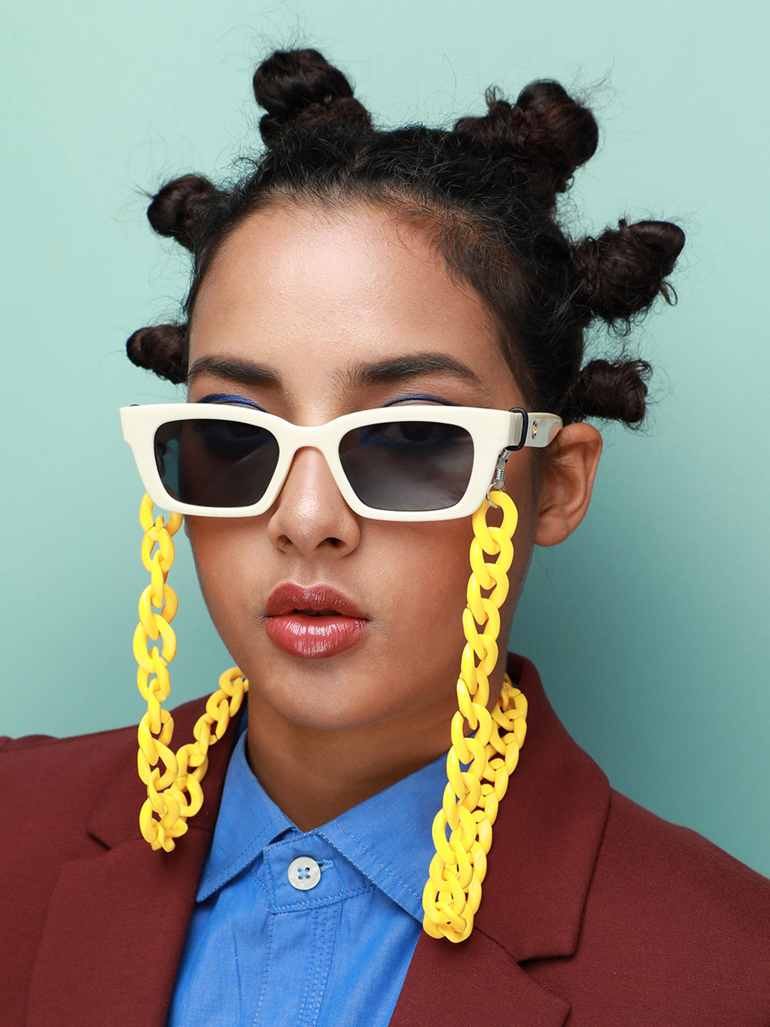 Glow Up Sunglasses With Chain