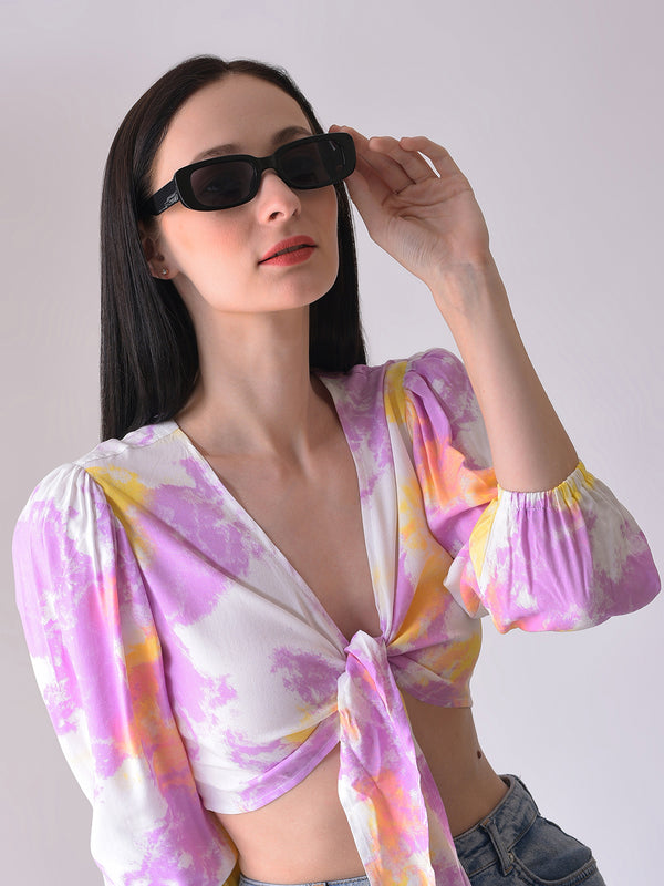 Tequila Sunrise Sunglasses With Chain
