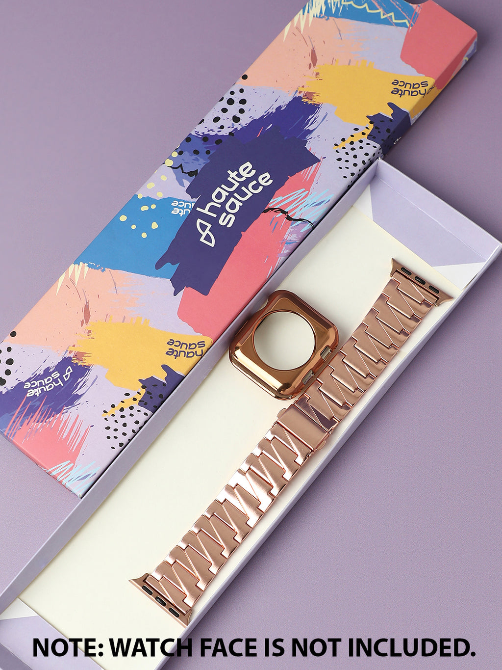 Emely Apple Watch Chain Strap With Case