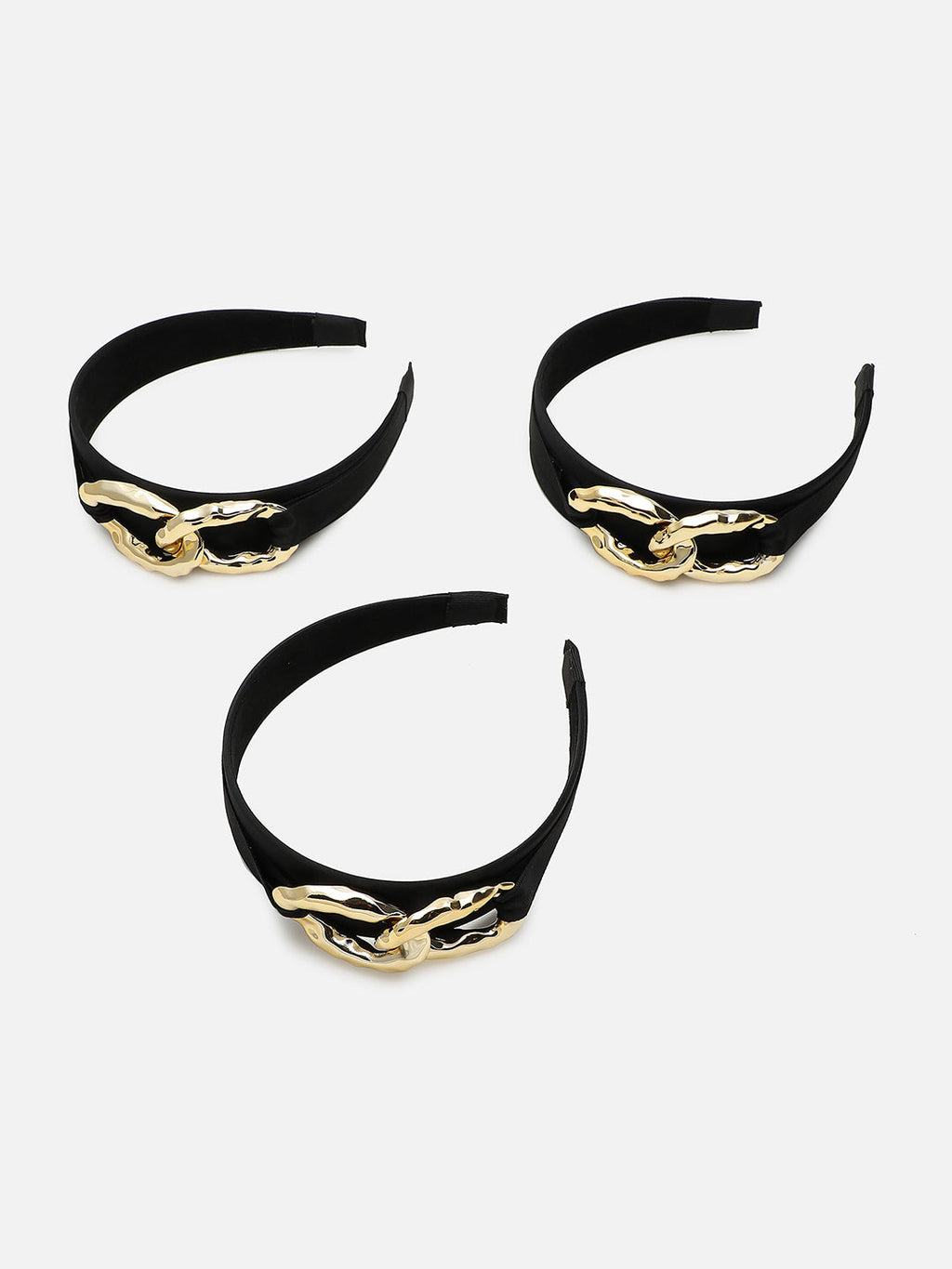 Black Link Detailing Hair Band