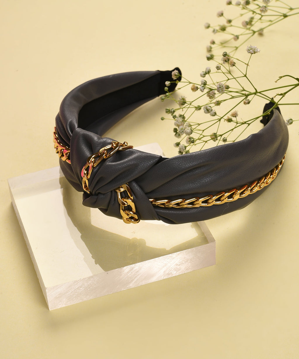 Hair Band With Chain Detail