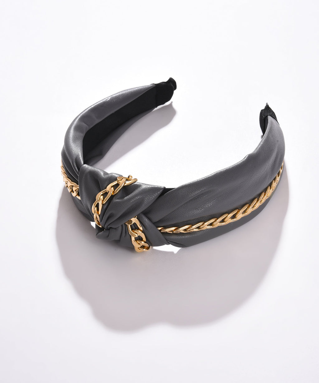 Hair Band With Chain Detail
