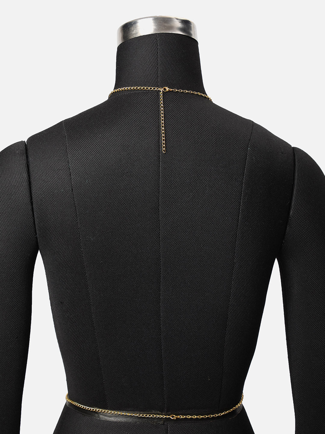 Sohi Eccentric Party fancied Gem Studded and Choker based Gold Plated Body chain