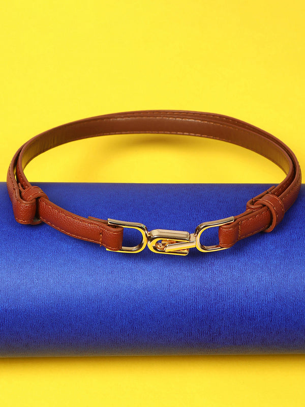 Brown Textured Belt