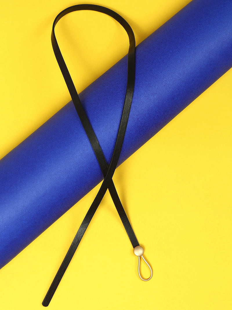 Solid Black Belt