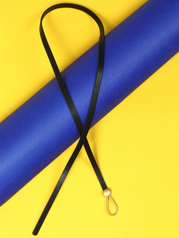 Solid Black Belt