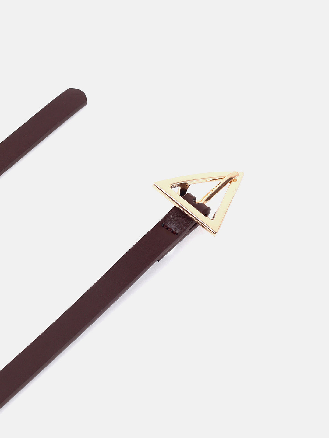 WOMEN BROWN PUSH PIN BELT