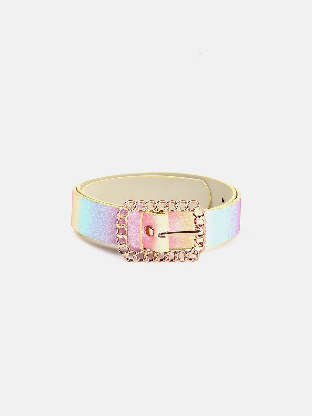 Pink Printed Belt
