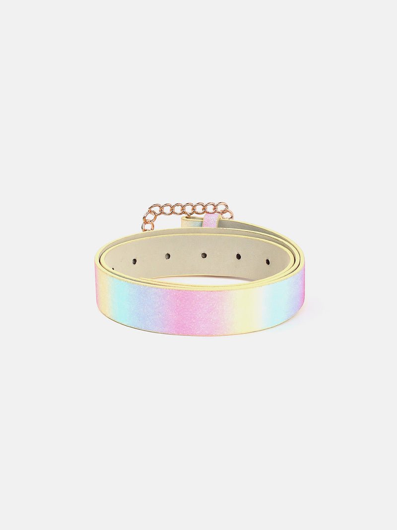 Pink Printed Belt