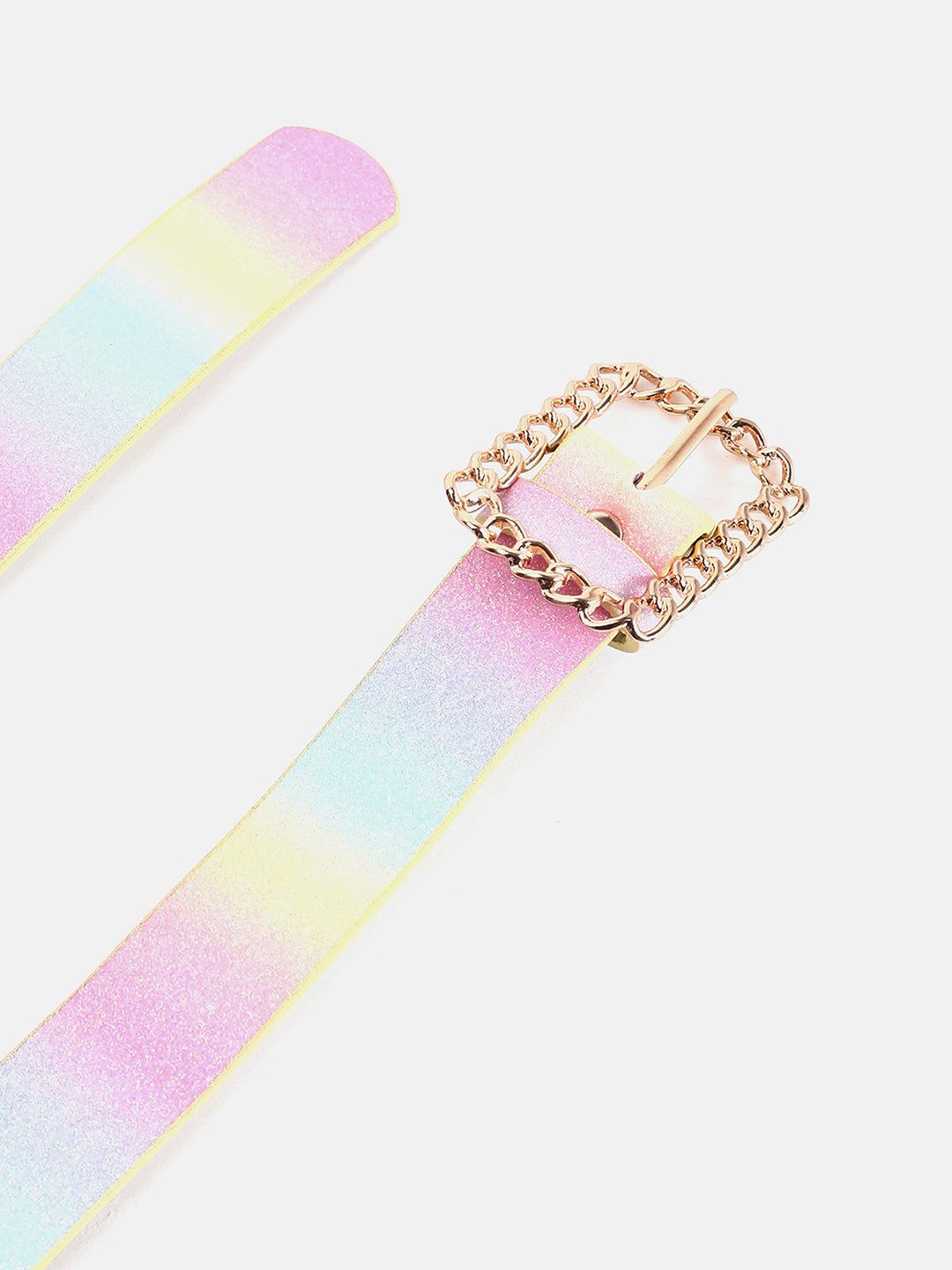 WOMEN PINK PRINTED BELT