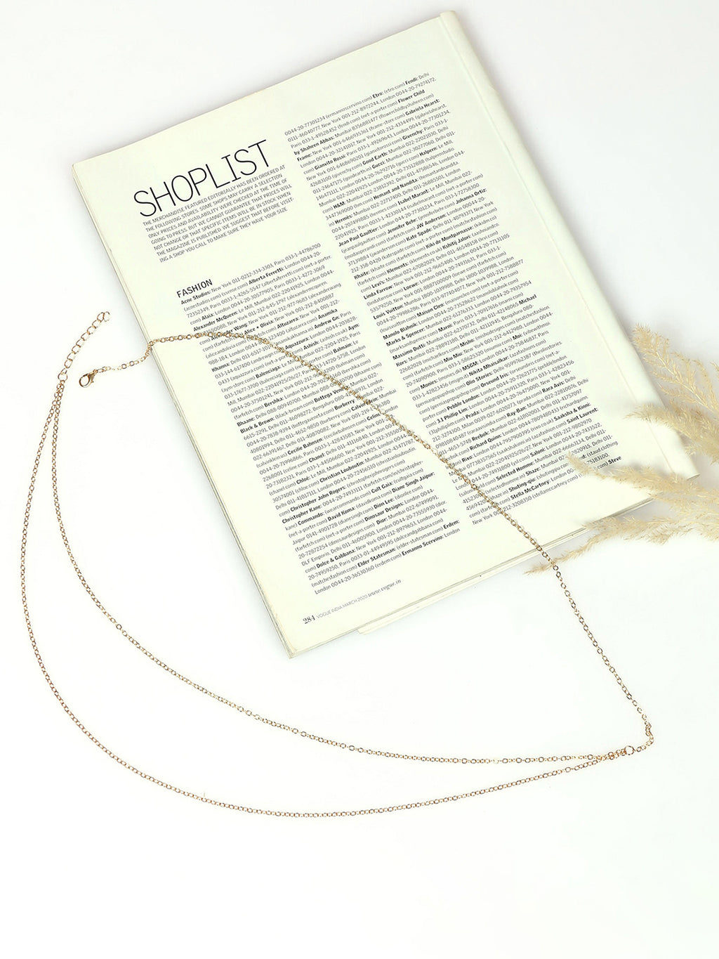 Gold-Toned Textured Belt