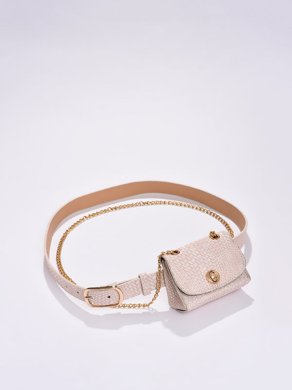 Creamy Comfort Beige Waistã¢ Pouch