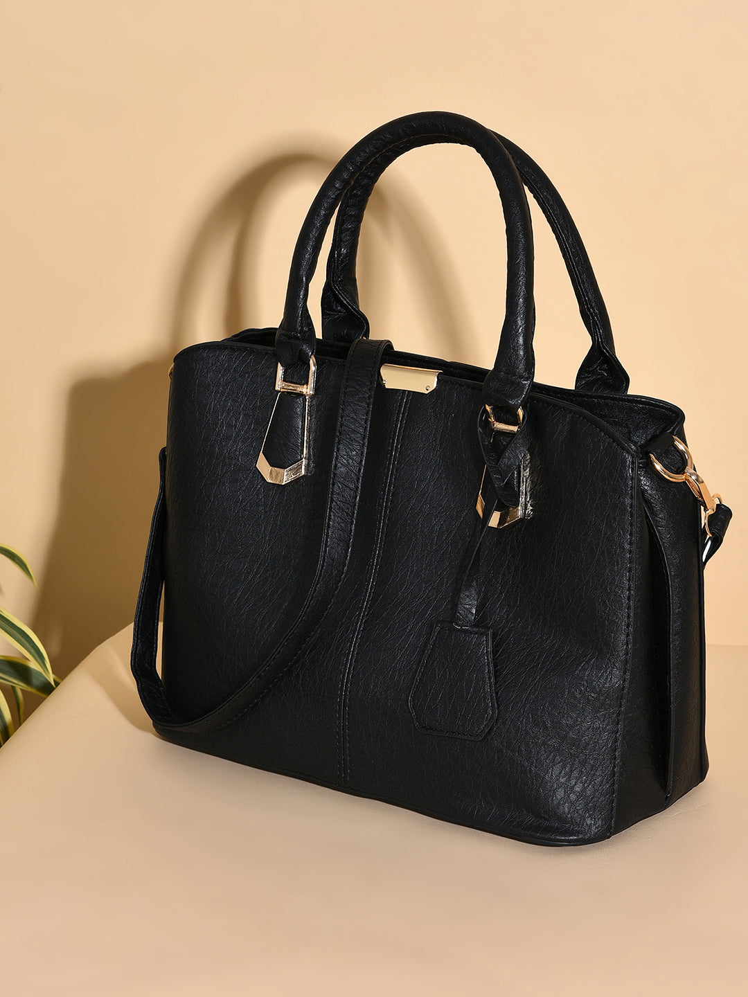 Elevated Essential Black Handbag