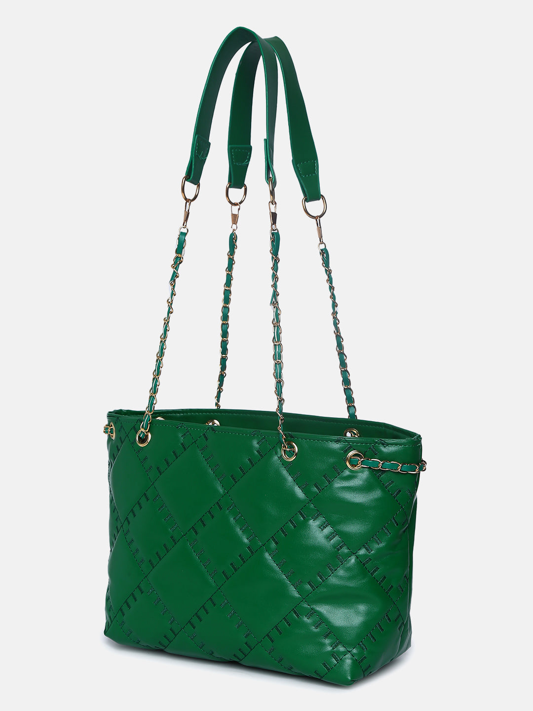 Timeless Texture Green Tote