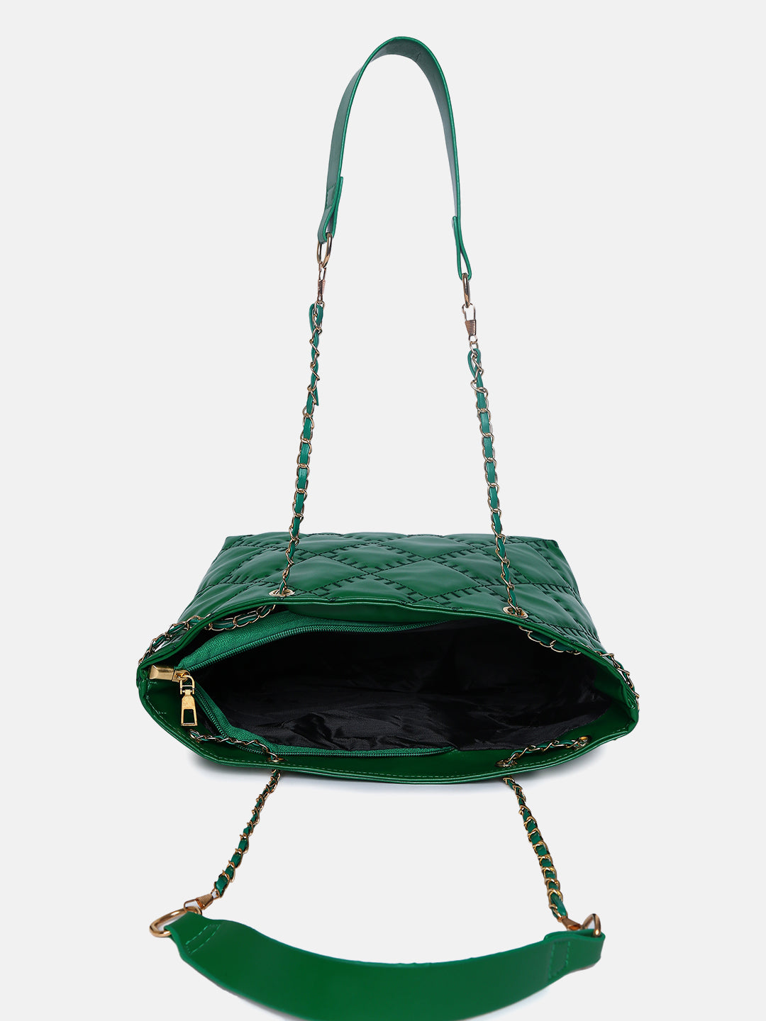 Timeless Texture Green Tote