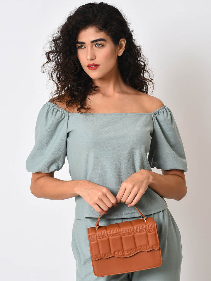 Grace Brown Mini Bag