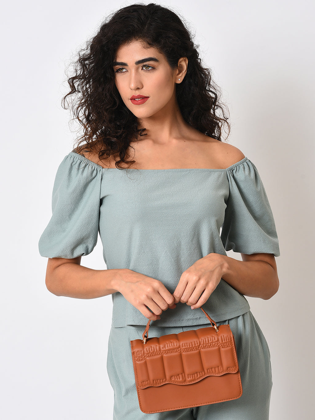 Grace Brown Mini Bag