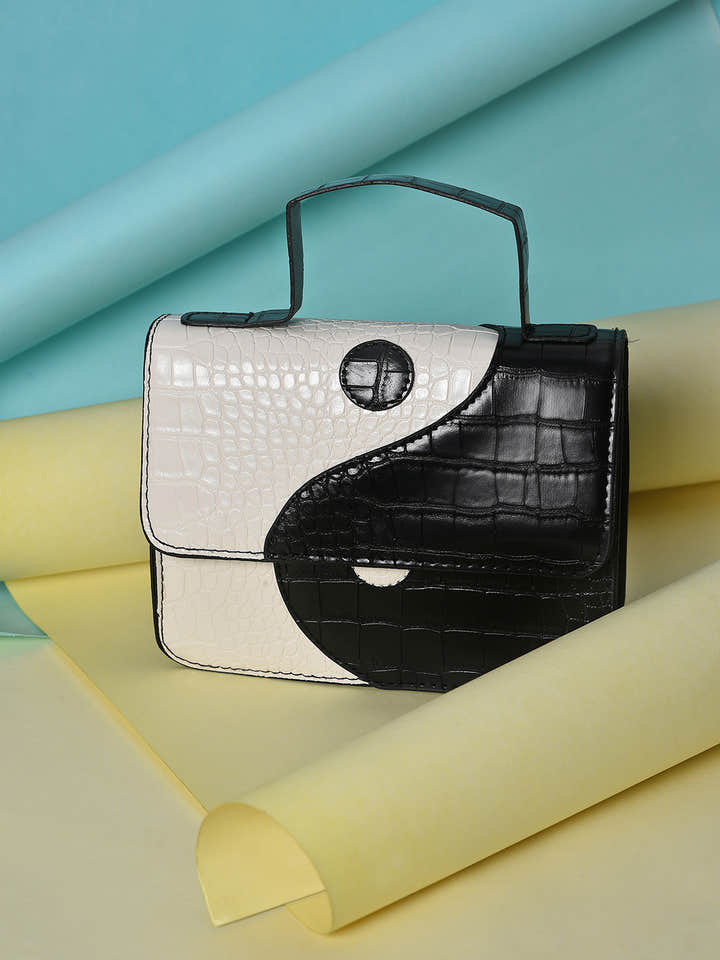 Yin Yang Black & White Mini Bag
