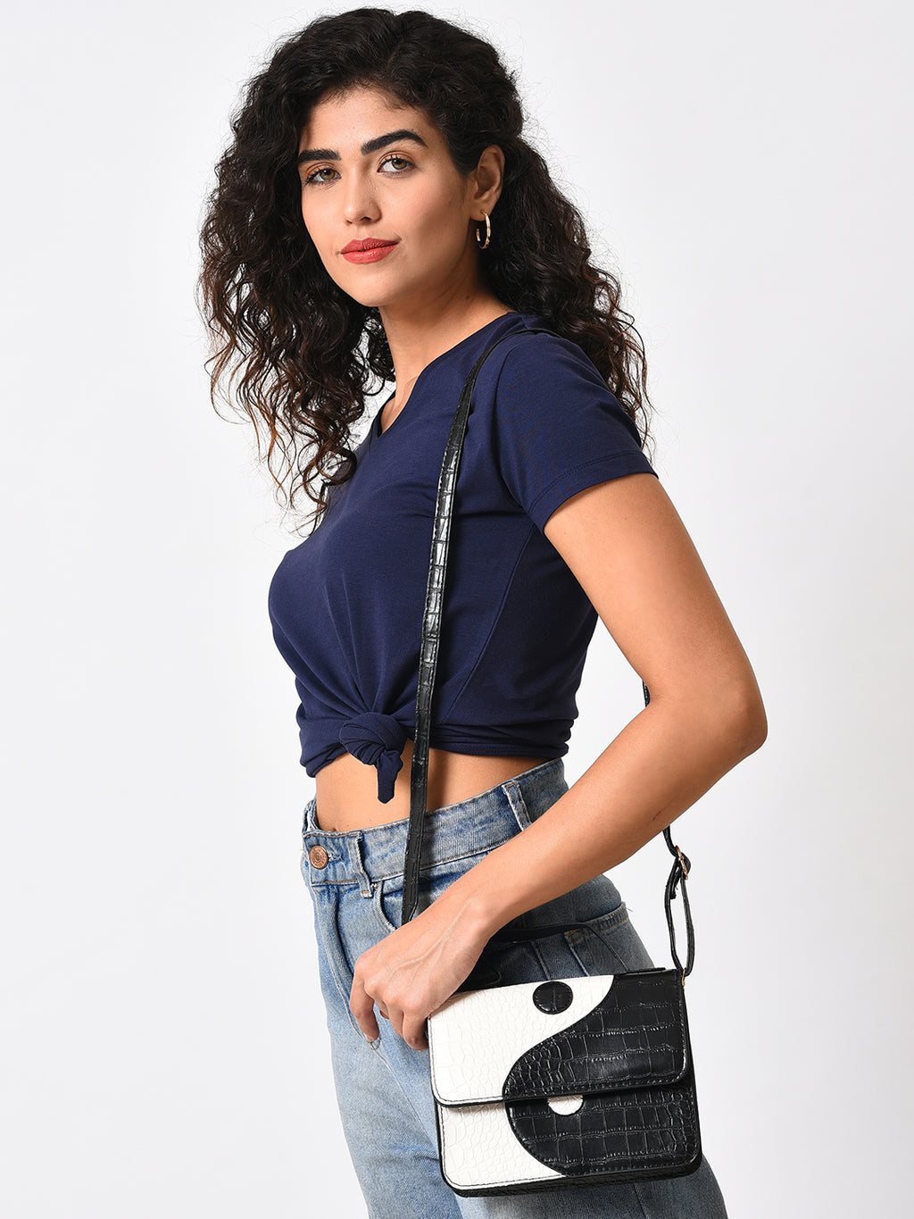 Yin Yang Black & White Mini Bag