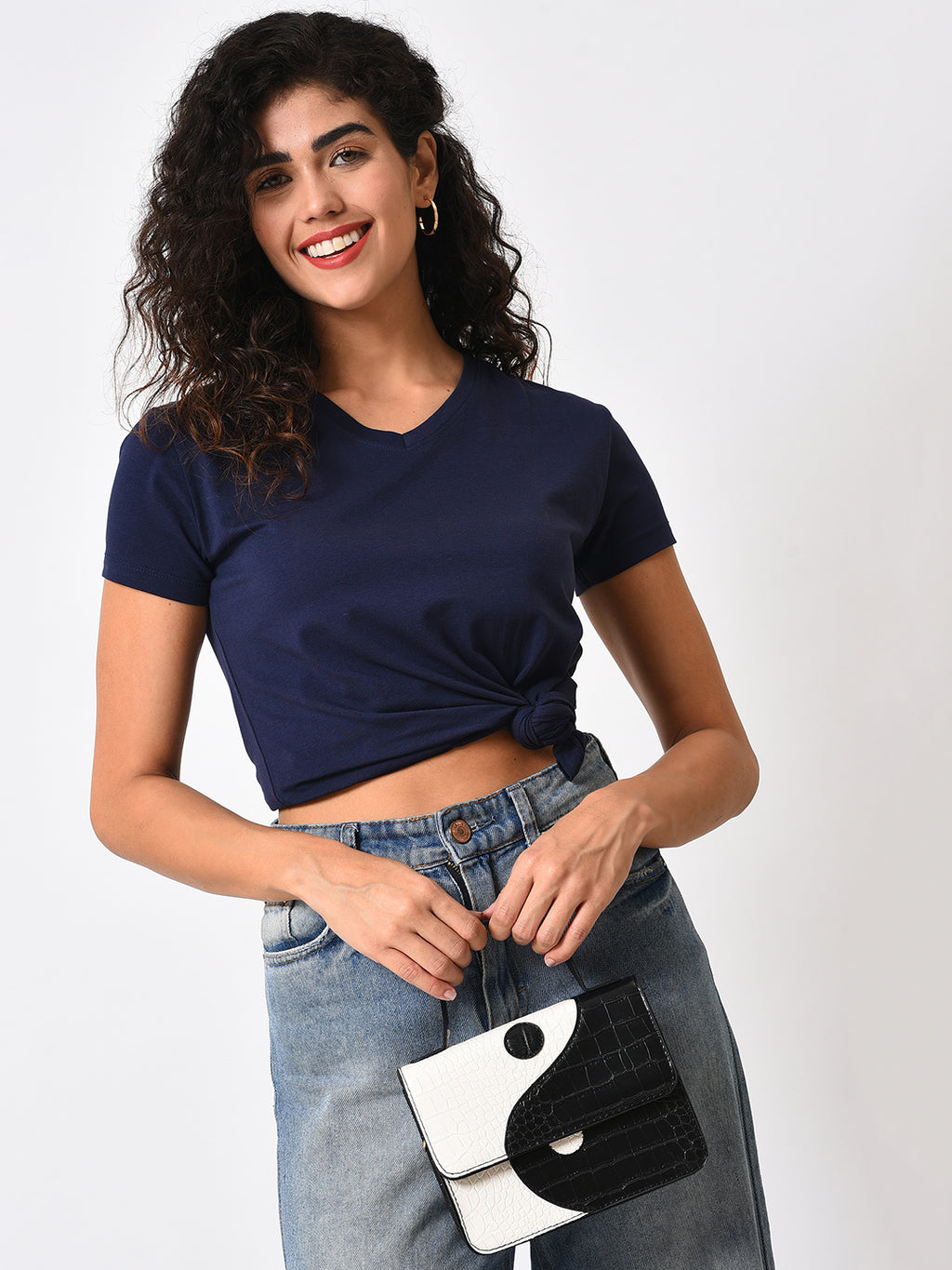 Yin Yang Black & White Mini Bag