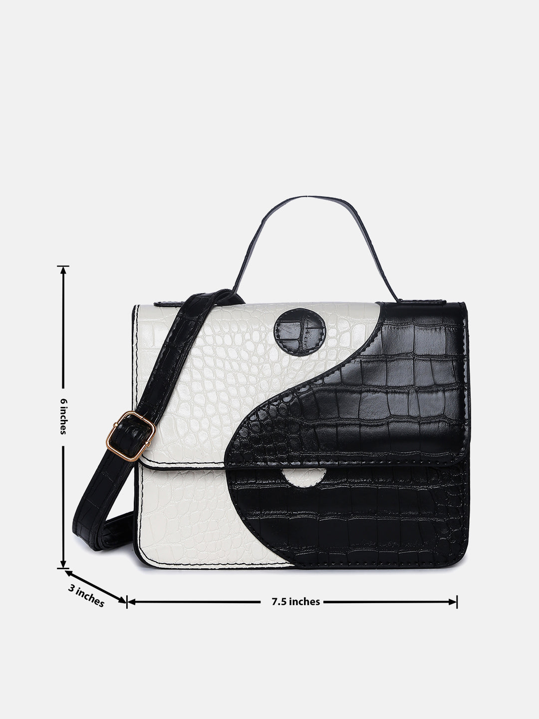 Yin Yang Black & White Mini Bag