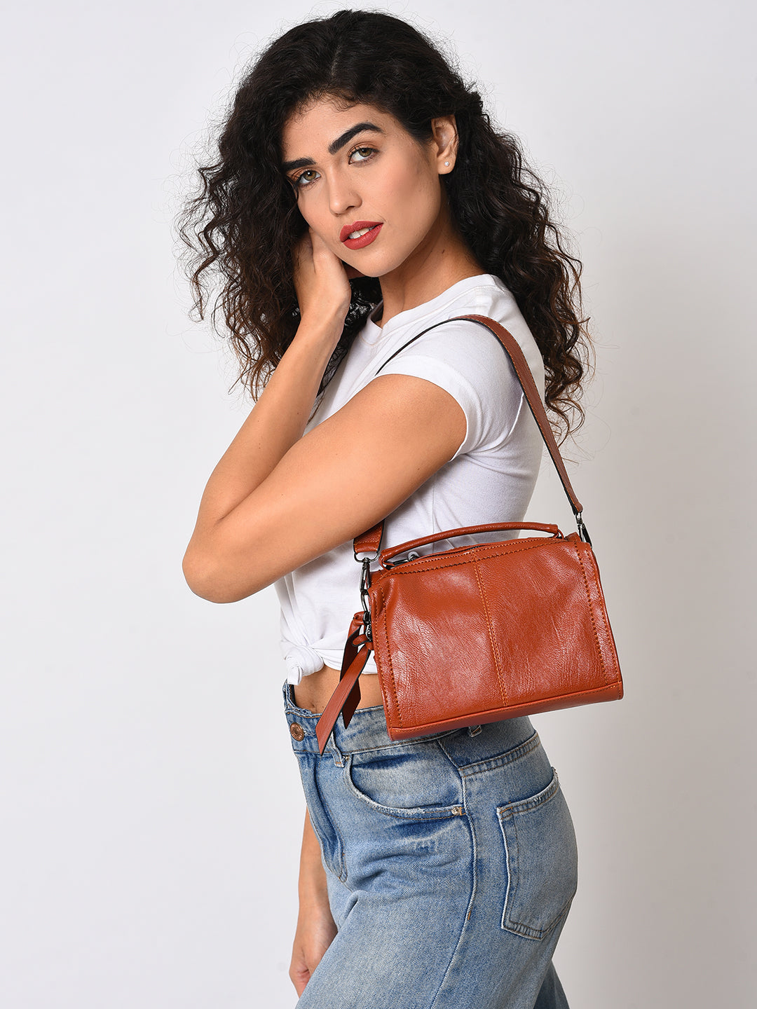 Elegance Ensemble Brown Hand Bag